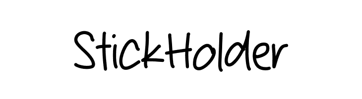 Stick Holder  baixar fontes gratis