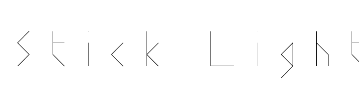 Stick Light Font