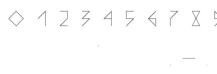 Stick Light Font OTHER CHARS