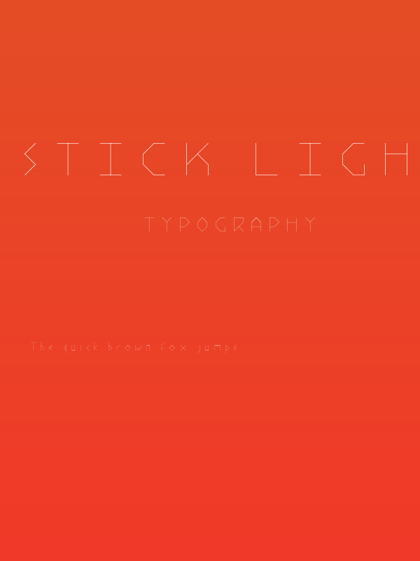 Stick Light Poster