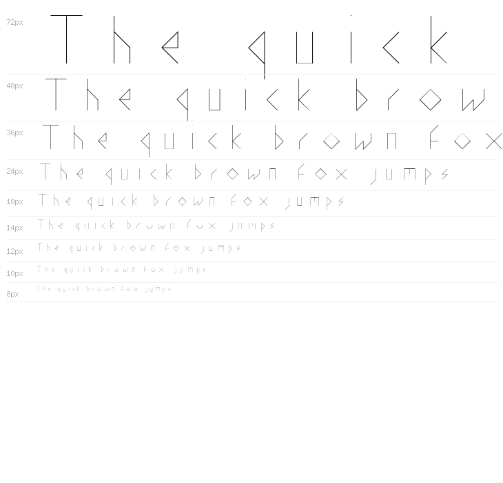 Stick Light Waterfall