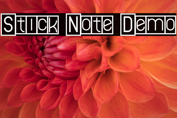 Stick Note Demo Example 1