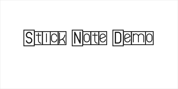 Stick Note Demo Logo