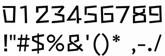 Stick Regular フォント その他の文字