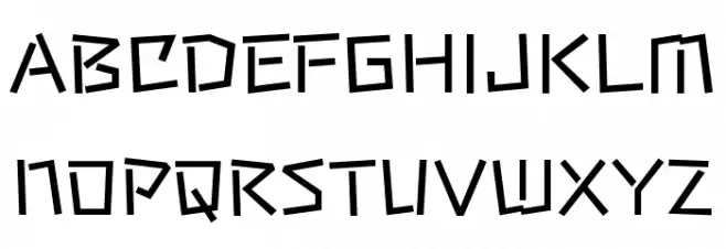 Stick Regular フォント 大文字