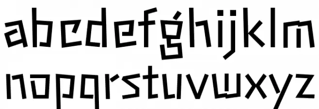 Stick Regular フォント 小文字