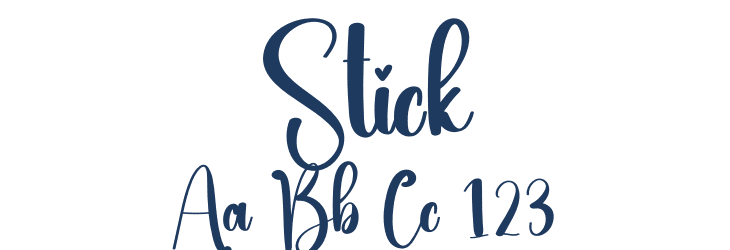 Stick Font Preview