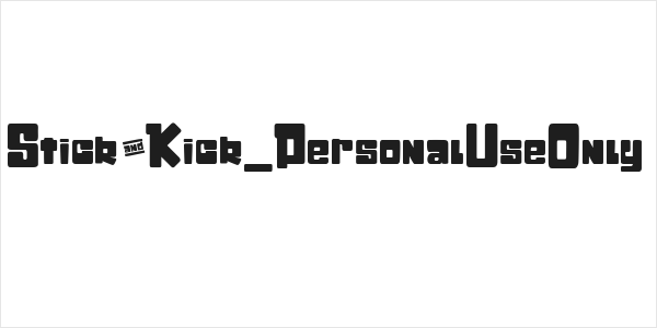 Stick&Kick_PersonalUseOnly Logo