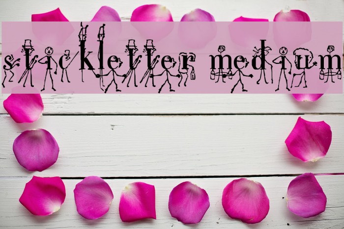 StickLetter Medium Example 2