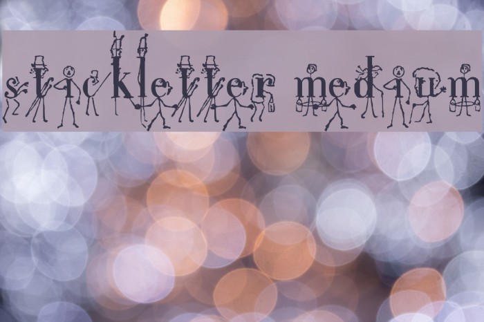 StickLetter Medium Example 3