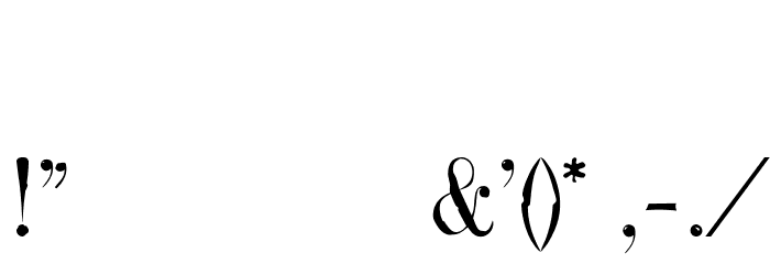 StickLetter Font OTHER CHARS
