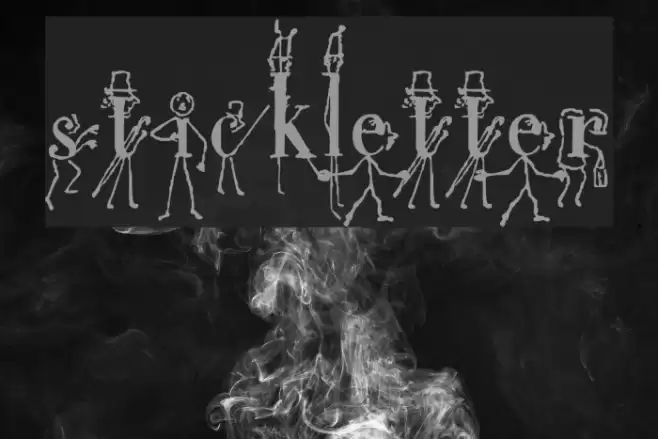 StickLetter Font examples