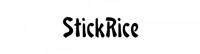 StickRice  Fuentes Gratis Descargar