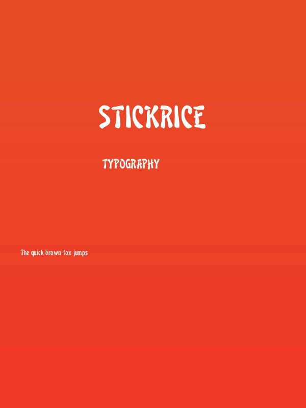 StickRice Poster