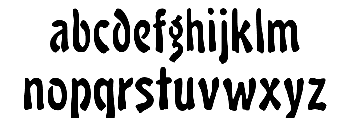 StickRice Font LOWERCASE