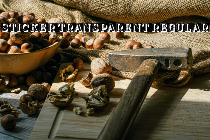 Sticker Transparent Regular Example 2