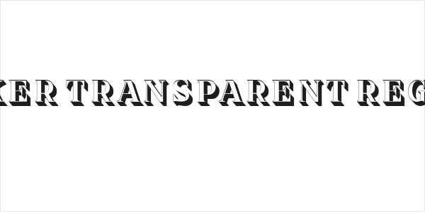 Sticker Transparent Regular Logo