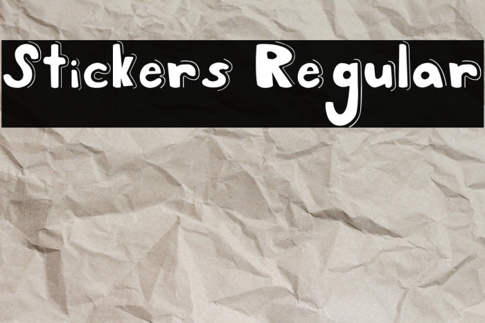 Stickers Regular Example 1