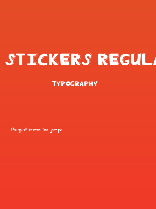 Stickers Regular Poster