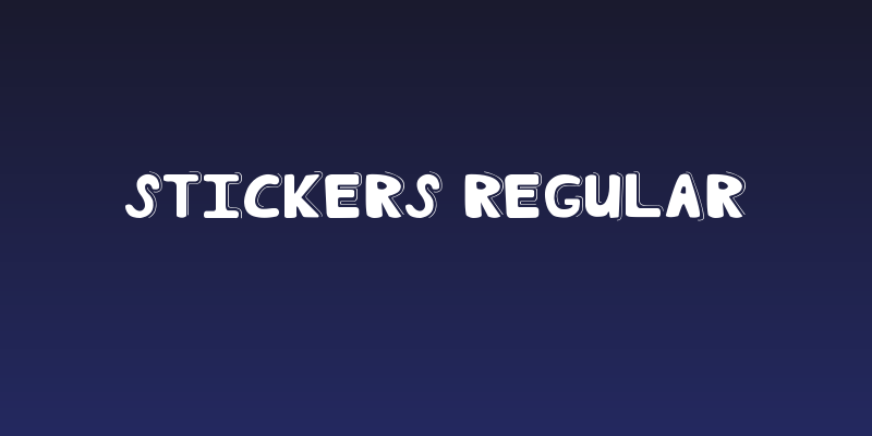 Stickers Regular Social Header