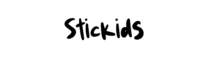 Stickids  नि: शुल्क फ़ॉन्ट्स डाउनलोड