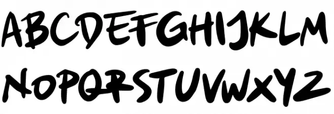 Stickids フォント 大文字