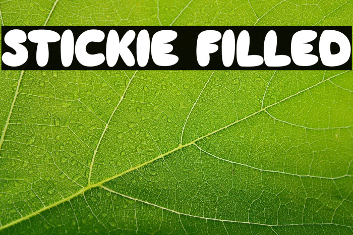 Stickie Filled Example 1