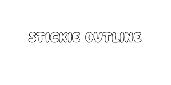 Stickie Outline Logo