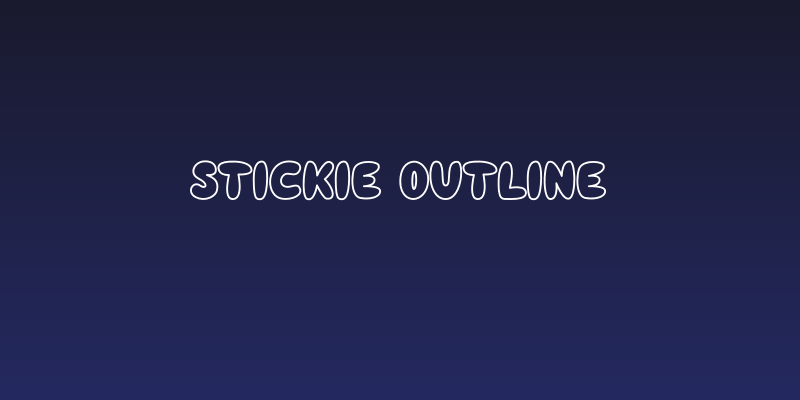 Stickie Outline Social Header