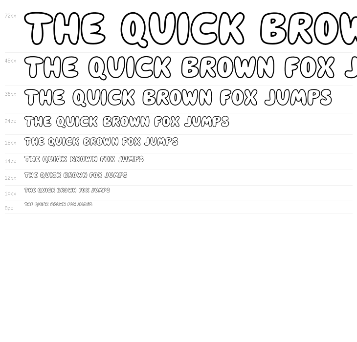 Stickie Outline Waterfall