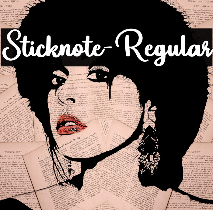 Sticknote-Regular Example 2