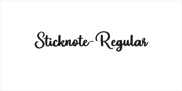 Sticknote-Regular Logo