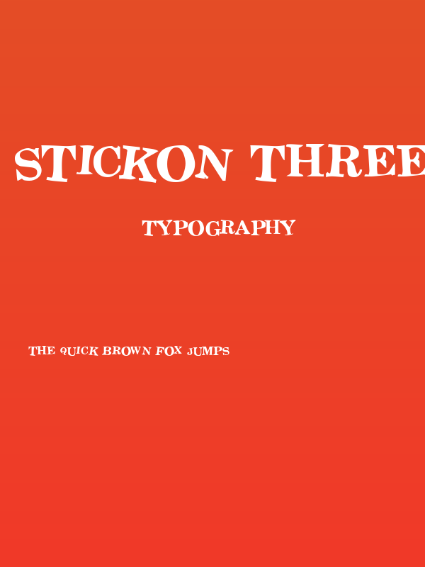 Stickon Three Poster