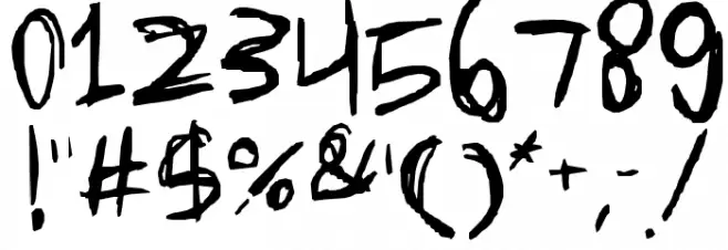 Sticks And Stones Font OTHER CHARS