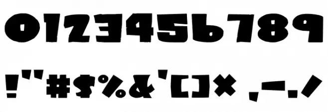 Sticks and Stones Font OTHER CHARS