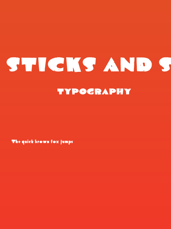 Sticks and Stones Poster