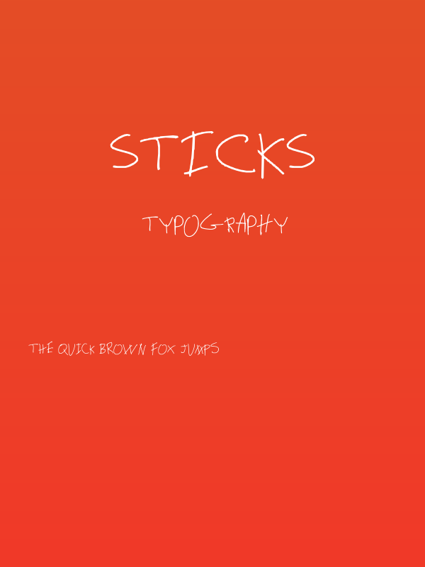 Sticks Poster