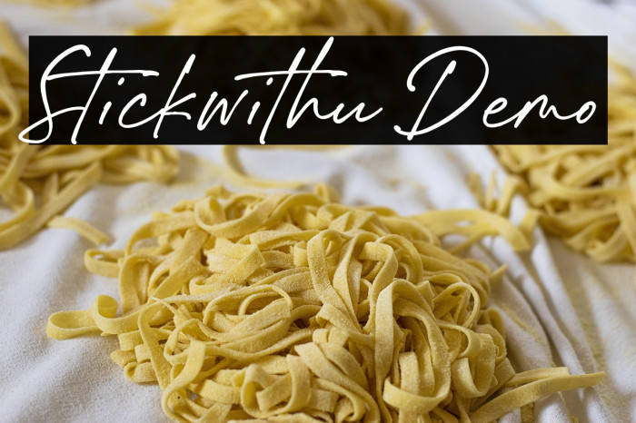 Stickwithu Demo Example 1