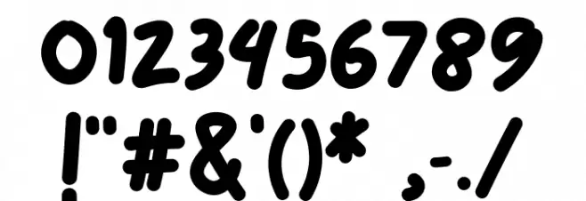 Sticky Bold Regular Fuentes OTROS CHARS