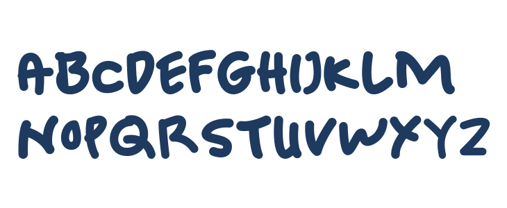 Sticky Bold Regular Uppercase