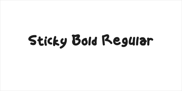 Sticky Bold Regular Logo