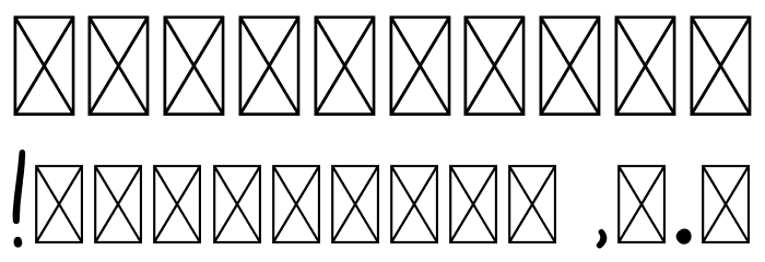 Sticky Book Font OTHER CHARS
