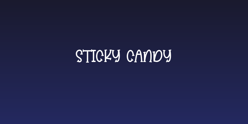Sticky Candy Social Header