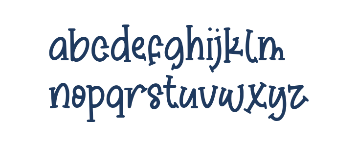 Sticky Candy Lowercase