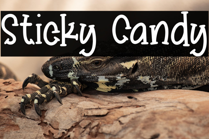 Sticky Candy Example 1