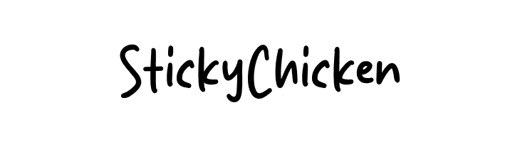 Sticky Chicken  Descarca Fonturi Gratis