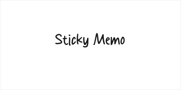 Sticky Memo Logo