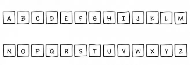 Sticky Memos Demo Plain 字体 小写