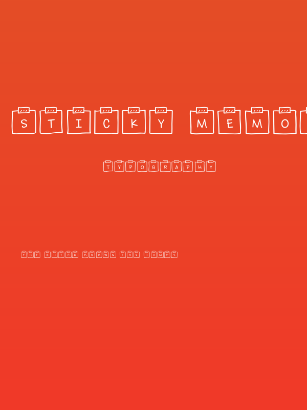 Sticky Memos Demo  Poster