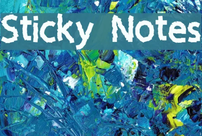 Sticky Notes Example 2
